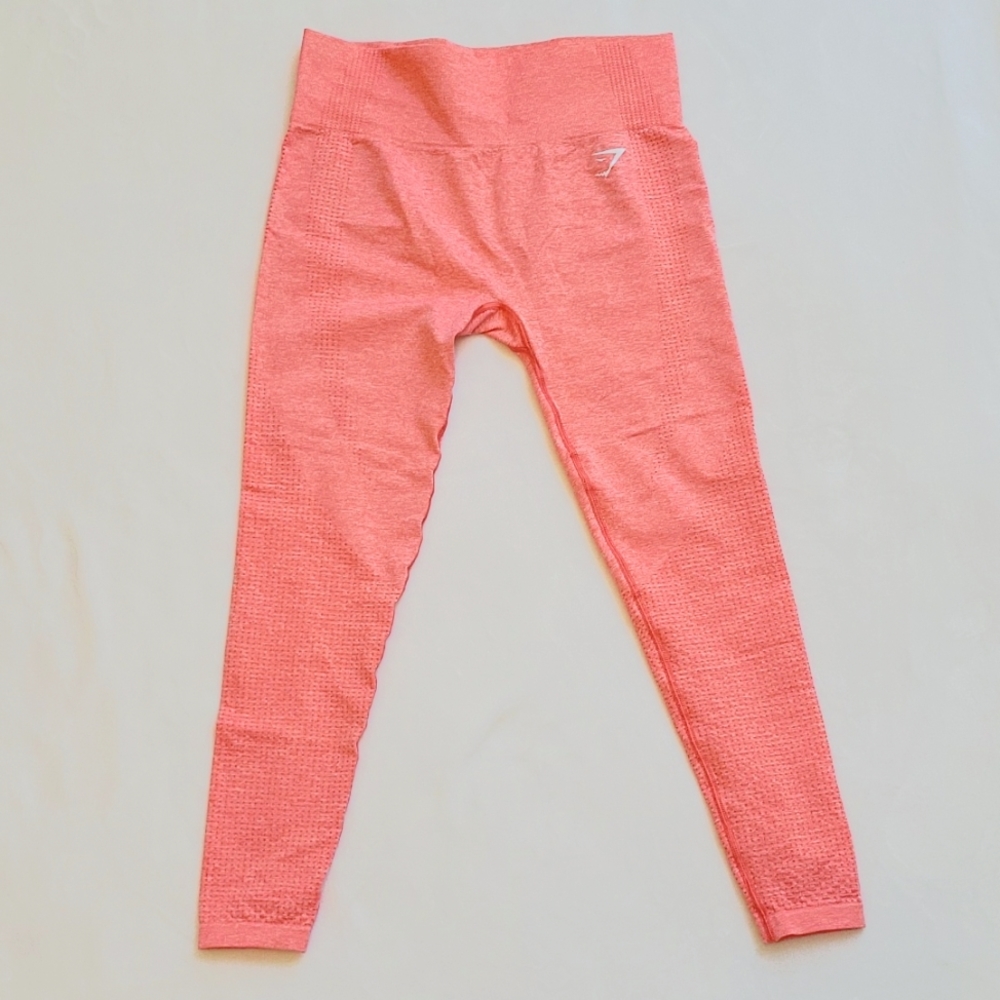 Gymshark Vital Seamless Leggings Coral Marl Size Large